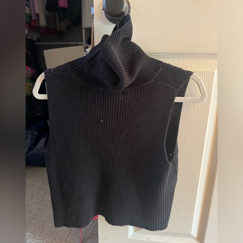 Black Turtleneck Sweater